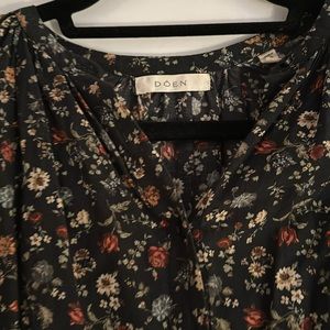 Doen | Tops | Doen Floral Button Down Top | Poshmark
